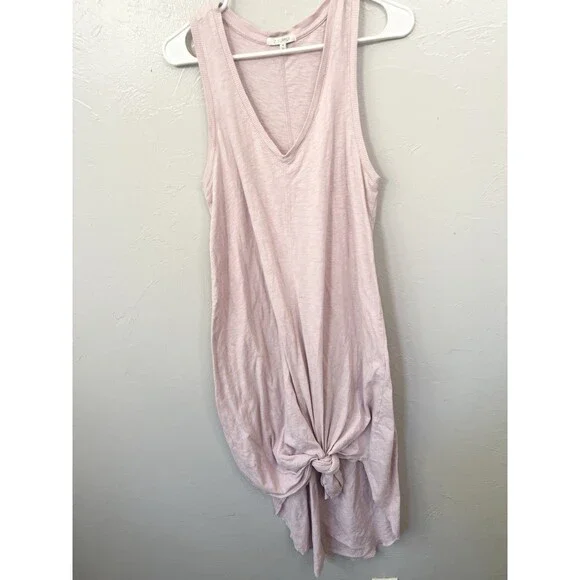 Z Supply Dress Women Medium Tank Lounge Sleeveless V-Neck Handkerchief Evereve - Picture 10 of 10